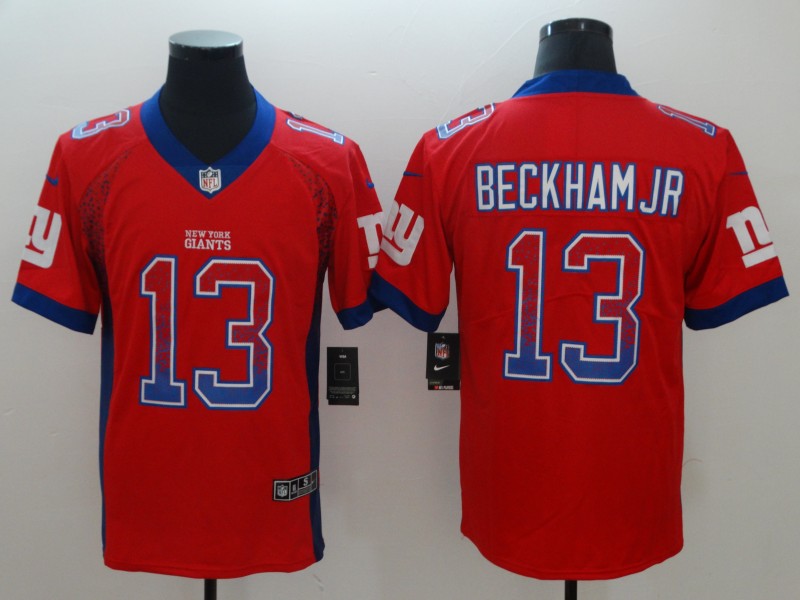 Men's New York Giants Odell Beckham Jr. #13 Red Jersey